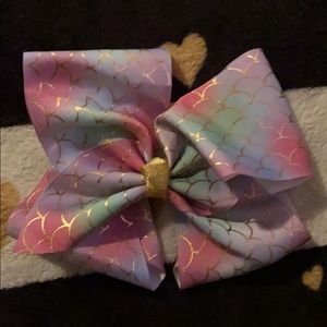 Neon hair bow set